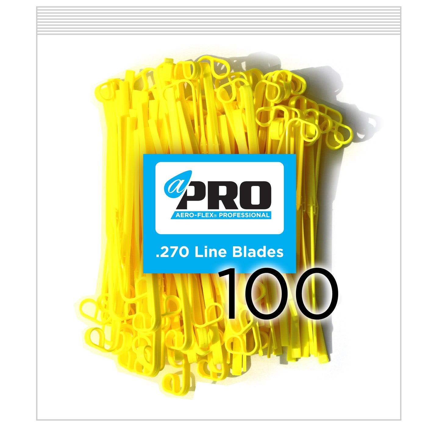 100 Pro .270 Line Blades-Yellow (CCW Sharp Side Leading)