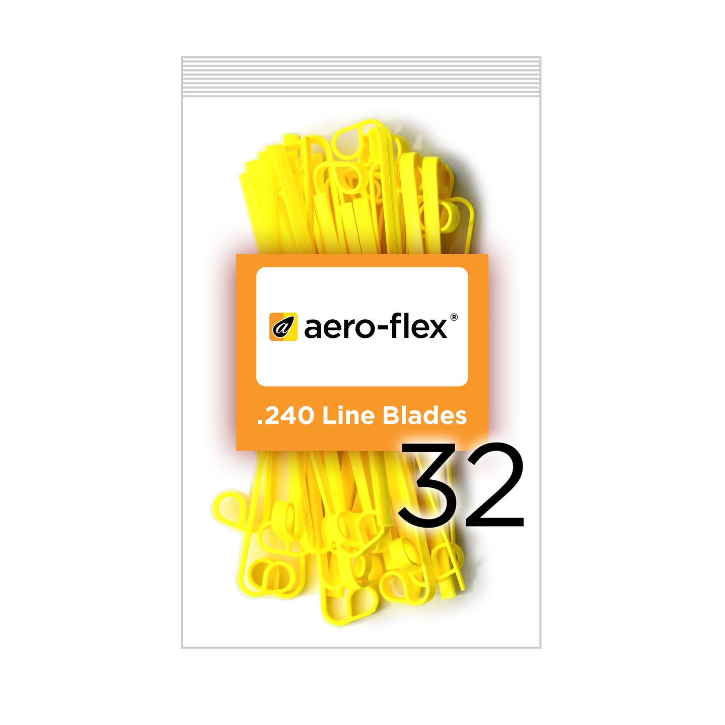 Yellow Replacement Blades 32-Pack (CCW Sharp Side Leading)