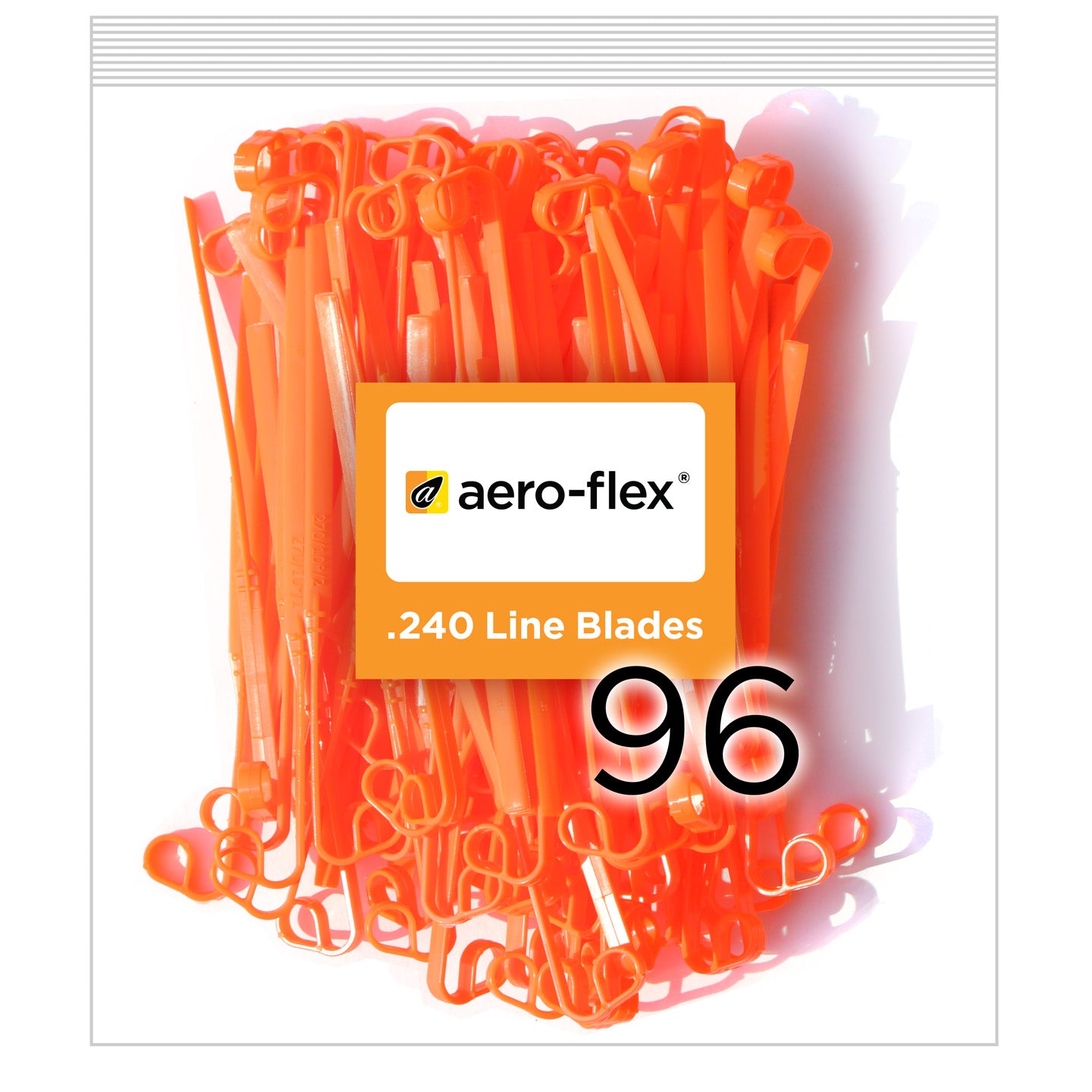 Orange Replacement Blades 96-Pack (CW Sharp Side Leading)